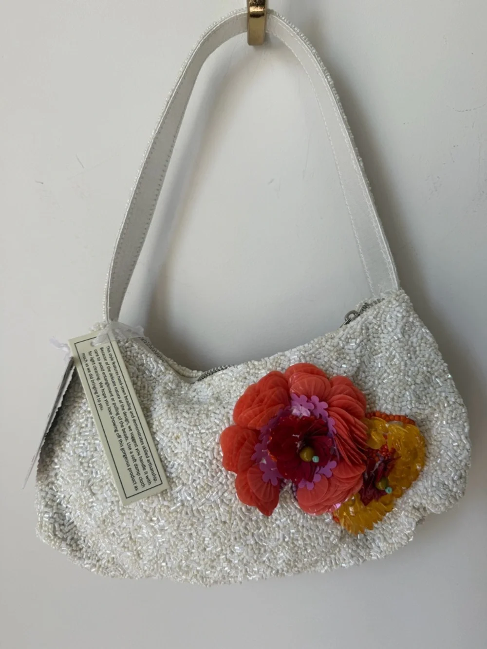 Beaded Butterfly Floral sequins Shoulder Bag